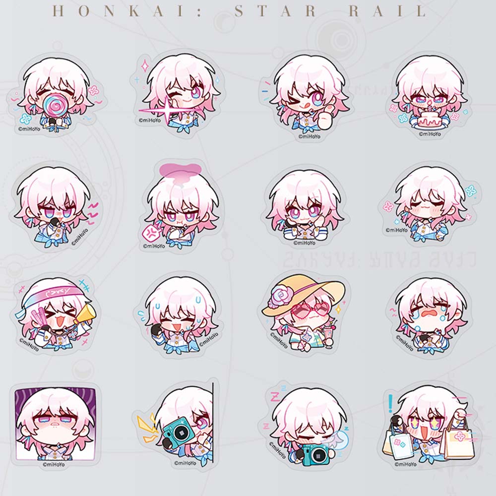 Honkai Star Rail Q Version Sticker Pack