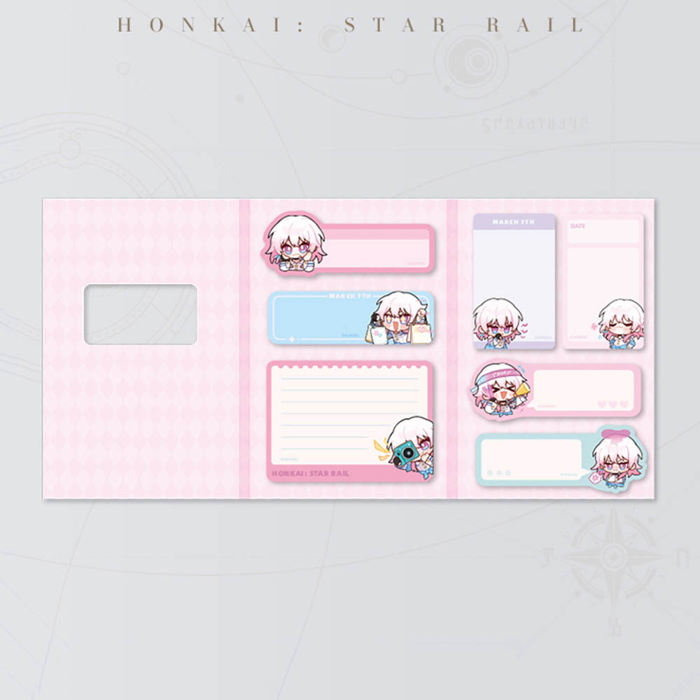 Honkai Star Rail Sticky Note Set