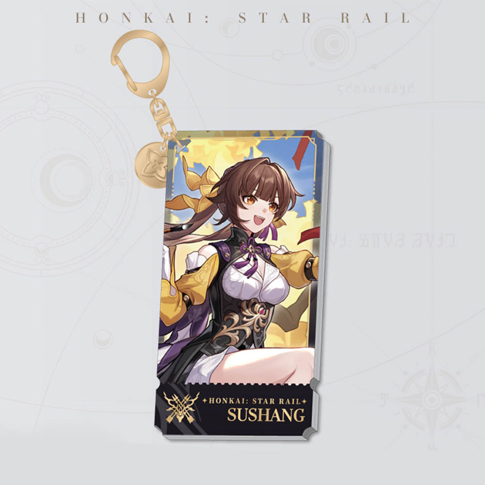 Honkai: Star Rail Hunt Path Character Keychain